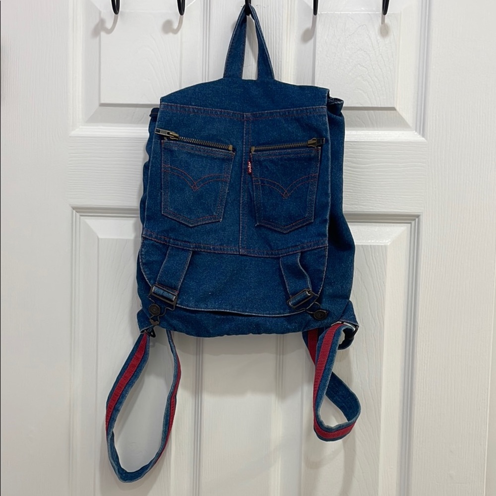 Levi's Blue Denim Backpack